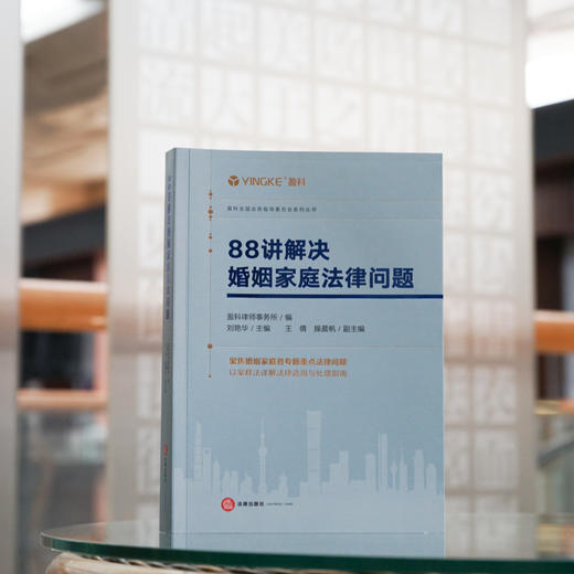 88讲解决婚姻家庭法律问题   盈科律师事务所编 刘艳华主编 王倩 操晨帆副主编 商品图1