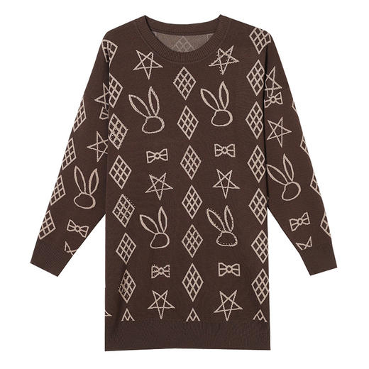 中长款毛衣，妈妈春装大码遮肚子打底衫CC-10-2586 商品图4