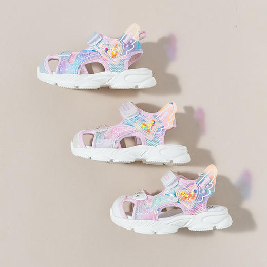 贝贝怡宝宝学步鞋凉鞋女童夏季新品宝宝鞋子可爱印花 商品图1