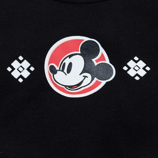 迪士尼童装男童抓绒卫衣潮酷撞色百搭儿童圆领卫衣中大童上衣 商品图7