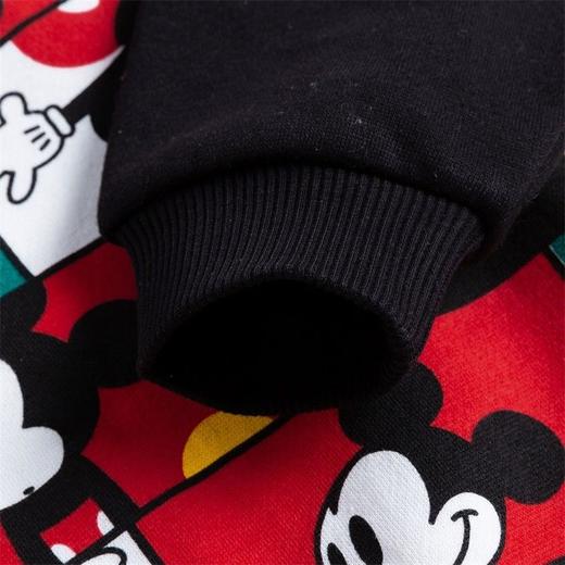 迪士尼童装男童加绒套装春秋季新款宽松休闲中小童儿童两件套潮213T1293 商品图8