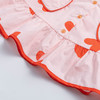 贝贝怡女童连衣裙2022年夏季短袖简洁可爱爱心中长裙连衣裙高档 商品缩略图9