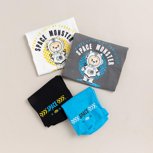 贝贝怡男童夏装套装宝宝运动休闲两件套2022年新款儿童中大童套装 商品图1