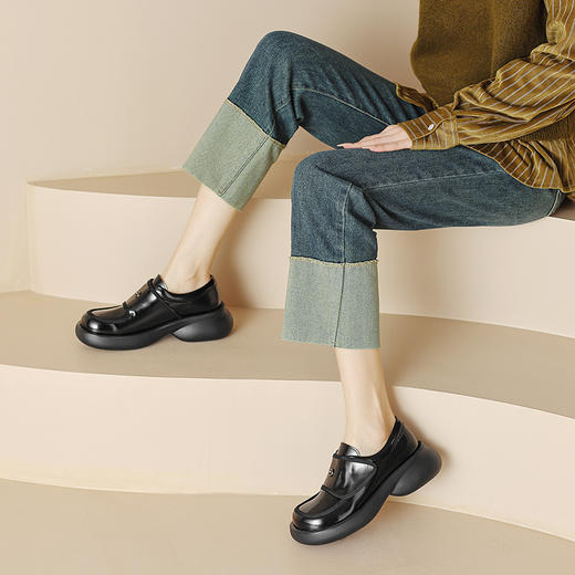 时尚减龄，圆头里外全皮单鞋MDY-M235-13 商品图11