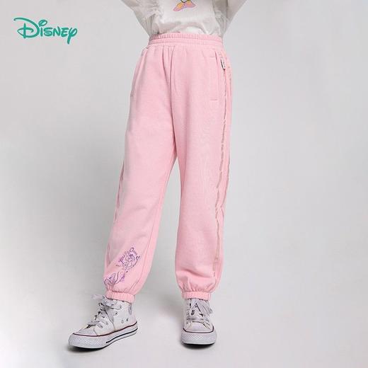 迪士尼童装女童裤子新款春秋儿童运动裤中小童休闲女孩卫裤221K1251 商品图1