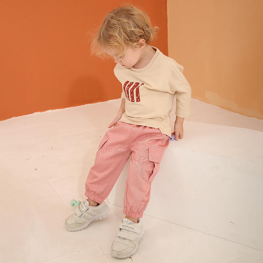 【专用清仓】龙之涵全棉贡缎工装裤小童韩版长裤男女 商品图4