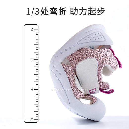 贝贝怡婴儿透气网布凉鞋夏季新款软底学步鞋男女宝宝防撞软底鞋子 商品图7