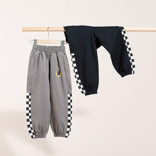 贝贝怡宝宝休闲长裤运动裤洋气卡通卫裤中大童裤子男女童百搭学院 商品图5