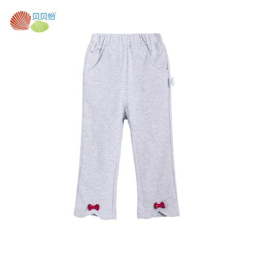 贝贝怡女童长裤喇叭裤纯棉打底裤春装儿童休闲松紧显瘦网红爆款221K2314 商品图9
