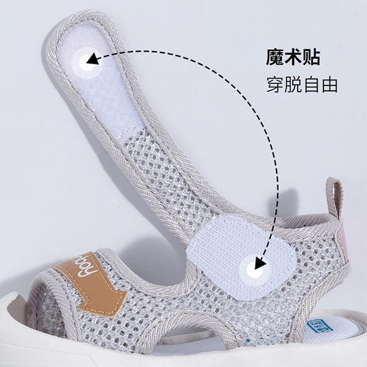 贝贝怡童鞋男女童王艳凉鞋软底耐磨2022新款夏季学步鞋儿童稳步鞋 商品图6