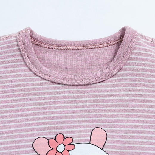 贝贝怡童装秋季男女童高腰秋衣内衣套装 商品图7