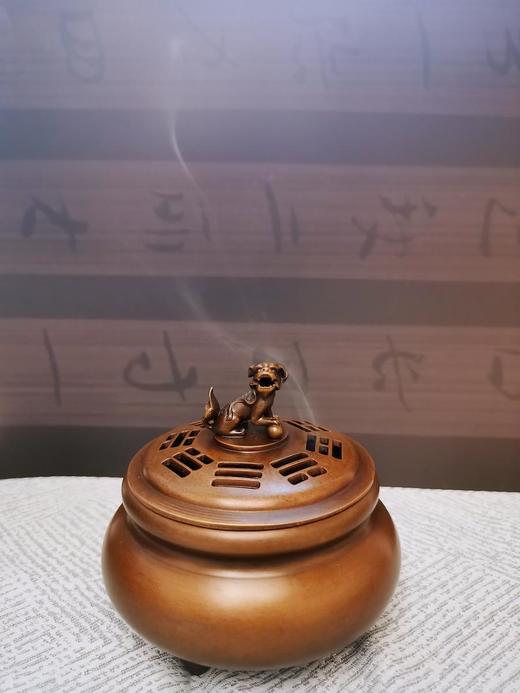 狮钮八卦鬲式炉 商品图2