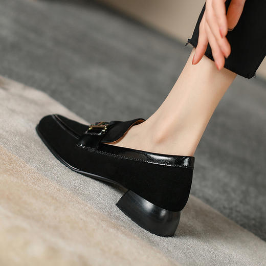 春季新款，羊反绒猪里皮乐福鞋KMQ-1016-2 商品图11