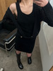 322工房清新透视纯棉带子纱镂空开衫2023春夏宽松针织外套女B016 商品缩略图3