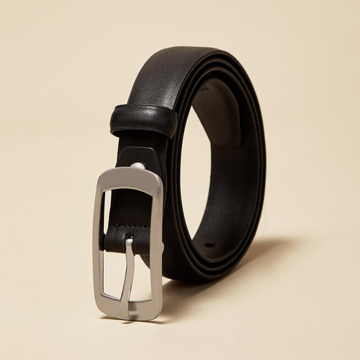 Safiya/索菲娅 二层牛皮复古针扣皮带女简约细腰带牛仔裤装饰腰带女SF505016Y 商品图3