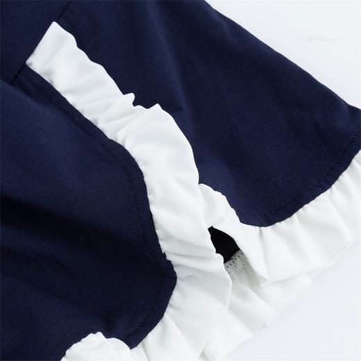 贝贝怡女童夏装套装裙子儿童半袖T恤短裙两件套学院风大童夏季 商品图8