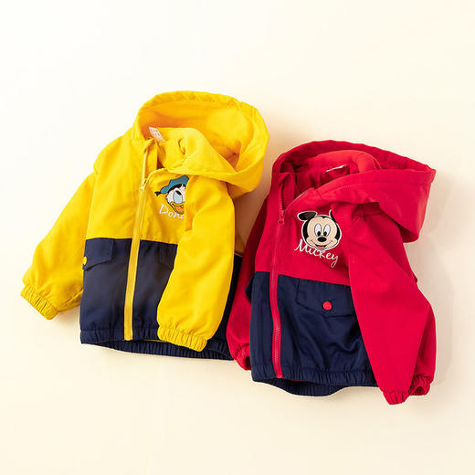 迪士尼童装 儿童外套男童秋装新款外衣连帽上衣小童宝宝开衫衣服213S1513 商品图3