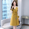 修身显瘦，春装气质拼接撞色连衣裙HR-WS22659 商品缩略图3