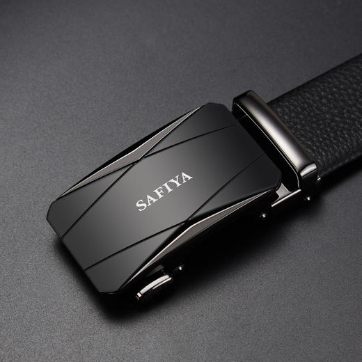 Safiya/索菲娅 头层牛皮自动扣皮带商务百搭裤带时尚外穿腰带男SF506016Y 商品图6