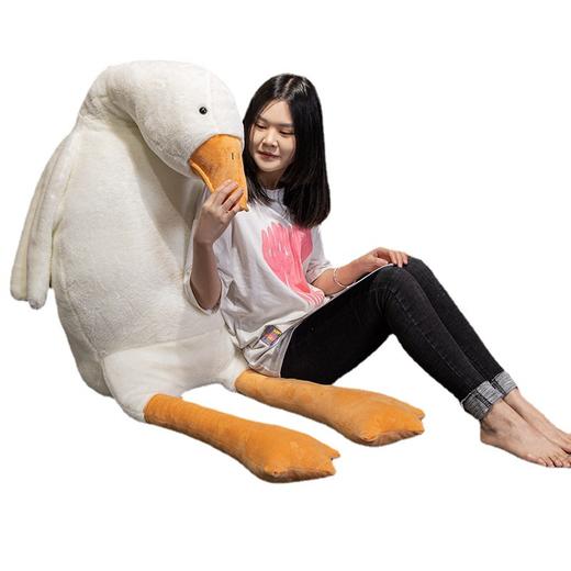 「1.6米高」大白鹅趴睡枕 大鹅毛绒玩具公仔靠垫居家布艺 商品图4
