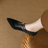 优雅百搭，尖头真皮拼接高跟鞋SF-1056 商品缩略图10