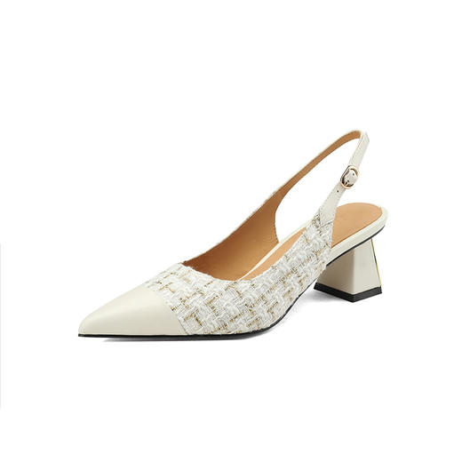 优雅百搭，小香浅口后空单鞋ZF3384 商品图10