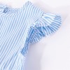 迪士尼童装 儿童套装女童洋气婴儿短袖宝宝新款条纹无袖清凉212T1252 商品缩略图5