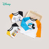 迪士尼童装男童长袖T恤宝宝春秋装新款儿童插肩袖上衣撞色潮221S1682 商品缩略图6