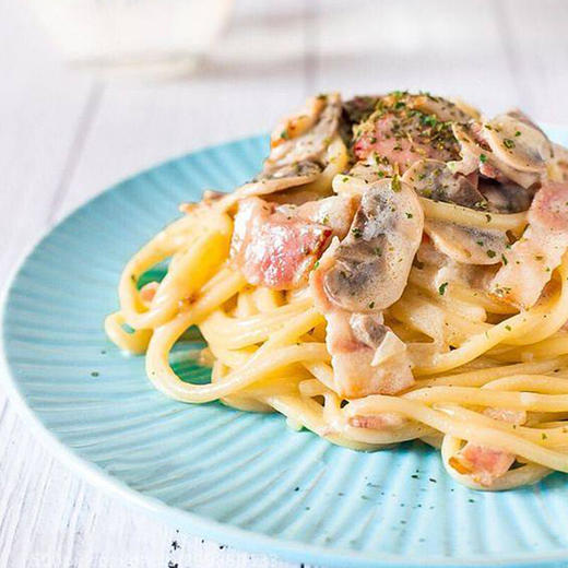 520g清净园黑胡椒奶油蘑菇培根意大利面 商品图1