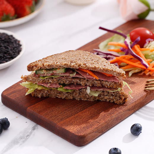 【中欧班列精选2包】德国黑麦面包 原装进口德国捷森黑面包低脂高纤维500g/包BJ 商品图1