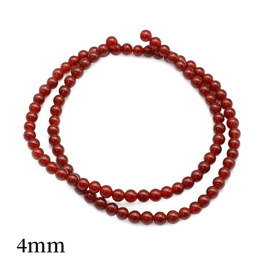 红玛瑙珠料半成品意卡米诺手串念珠单颗珠子料散珠 商品图4