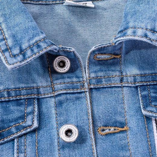 迪士尼童装男童牛仔背心外穿春秋新款男生马甲韩版帅气马夹翻领211S1461 商品图9