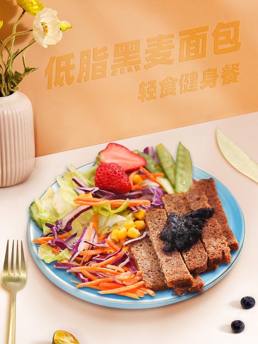 【中欧班列精选2包】德国黑麦面包 原装进口德国捷森黑面包低脂高纤维500g/包BJ 商品图3