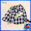 迪士尼童装男童格子衬衫米奇卡通洋气潮搭中大童宝宝上衣衬衣 商品缩略图10
