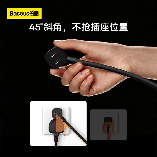 倍思 迷你旅行插线板 1AC 1.0米电源线 中规 商品图3