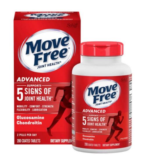 Move Free氨基葡萄糖维骨力软骨素胶囊200粒 商品图0