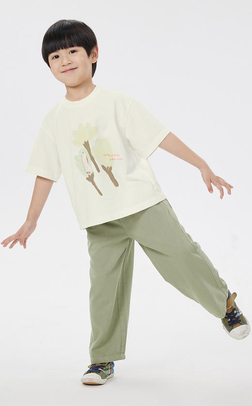 jnby  23年春款  真丝直筒牛仔长裤  1N3E13800 商品图3