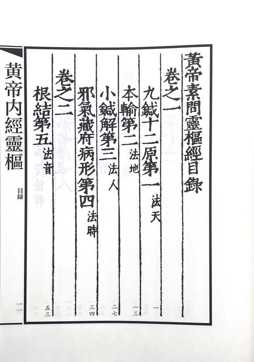 黄帝内经灵枢 国医典藏影印系列 中医理论中医临床 人民卫生出版社 9787117340632 商品图3