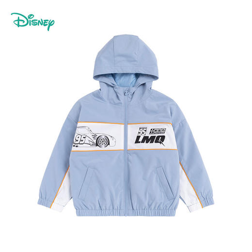 迪士尼童装男童外套春秋装新款儿童休闲风衣中小童连帽运动上衣221S1651 商品图5