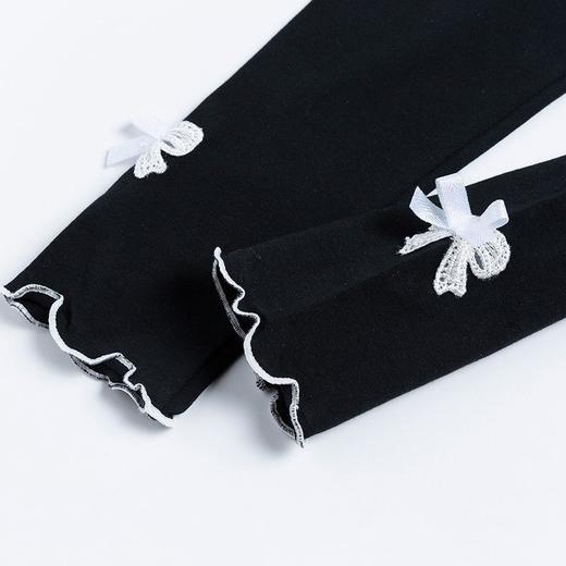 迪士尼童装 女童打底裤春秋外穿新款儿童薄款长裤中小童裤子 商品图9