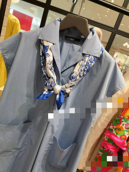 国内现货！MaxMara真丝丝巾青花瓷配色 799元配购物袋 商品图2