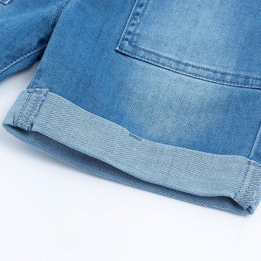 迪士尼童装 男童牛仔短裤夏新款外穿男孩中裤宽松薄款裤子潮 商品图9