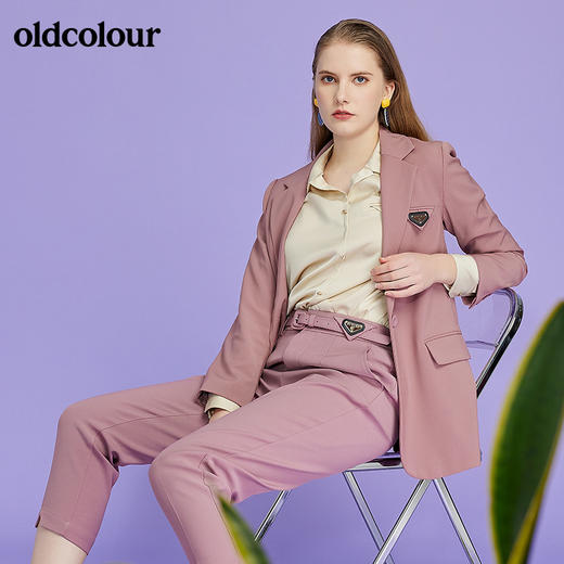 oldcolour欧珂春新款西装外套纯色修身外套女O11048106 商品图4
