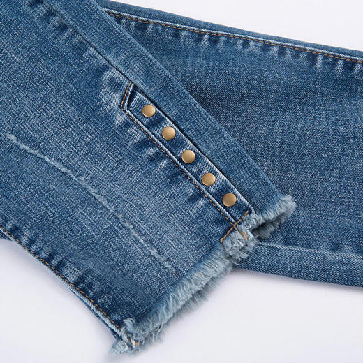 贝贝怡孕妇裤子春秋季外穿孕妇牛仔裤潮妈打底裤子时尚舒适孕妇装 商品图5