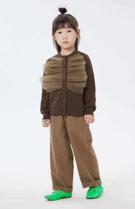 jnby  23年春款  真丝直筒牛仔长裤  1N3E13800 商品图8