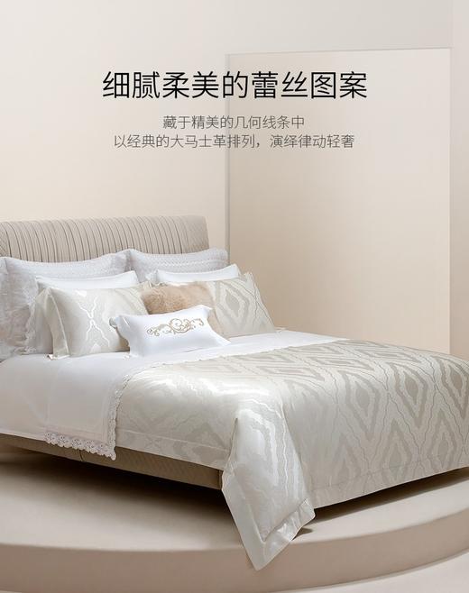 【6F】ROYALCOVER/罗卡芙欧式真丝丝棉提花四件套 罗马假日 商品图1