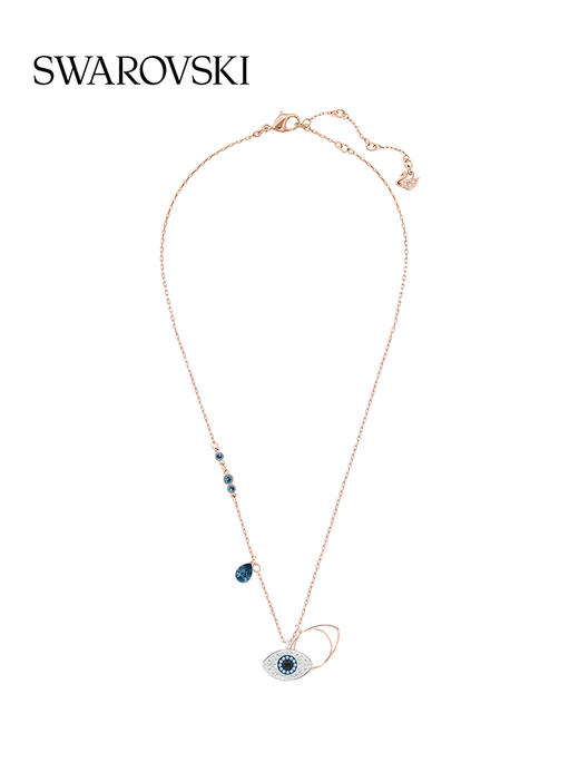 【分销】以爱之名 守护你我  施华洛世奇恶魔之眼女项链锁骨链/女手镯 商品图1