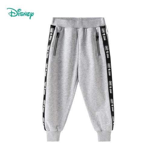 【商场同款】迪士尼童装男童运动休闲裤子字母时尚潮搭中大童宝宝春秋季束脚裤 商品图6