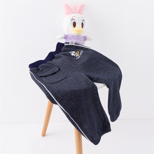 迪士尼童装儿童仿牛仔长裤春秋新款女童纯色裤子舒适百搭柔软潮221K1253 商品图3