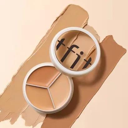 H韩国进口TFIT媞妃特遮瑕膏三色遮暇修容盘 商品图1